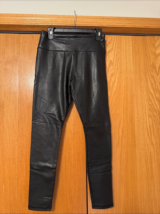 Hollister Pants - Black Faux Leather Leggings